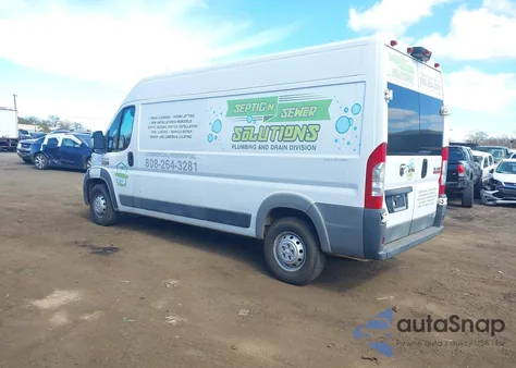 2018 Ram Promaster 2500 High Roof 159 Wb from USA, damaged, VIN 3C6TRVDG4JE140267